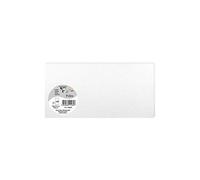 Clairefontaine 11585C Iridescent White Paper Pack of 25 Plain Cards DL 10.6x21.3cm 210gsm Event & Correspondence Invitation Cards Pollen range Smooth Premium