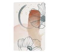 Clairefontaine 115961C - Small Stitched Notebook Thread Stitched Geometric Powder Pink - 11x17cm 96 Lined Pages White Paper 90g - Evanescence Collection -Mixed