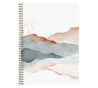 Clairefontaine 115964C - Spiral Notebook Nature/Mountains A4 21x29,7cm 148 Lined Pages Margin White Paper 90g Evanescence Collection 2 visuals random delivery