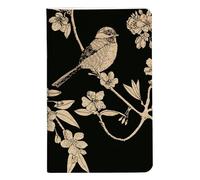 Clairefontaine 116035C - Mini Notebook Stitched Thread Nature Patterns Kraft Cover 7.5x12cm 48 Plain Pages Paper 90g Collection Le Cerisier Blanc Ast delivery