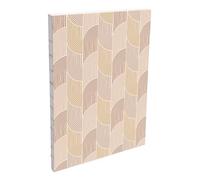Clairefontaine 116068C - Un Carnet Broché Souple Couleurs Chaleureuses et Formes Géométriques - A6 10,5x14,8cm - 144 Pages Lignées Papier Ivoire 90g - Dos brut - Terracotta - 2 visuels livr. aléatoire