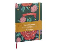 Clairefontaine - 116220C - Day-To-Day Journal 19x25cm 192 Pages Dot - Frida Kahlo Card Cover Pocket Bookmark Elastic Frida Kahlo Collection - Random delivery.