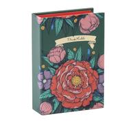 Clairefontaine - 116232C - Small Rectangular Multifunctional Cardboard Storage Box - Frida Kahlo Floral Design - Small Rectangular Boxes 9.5x6.5x3cm, Mixed