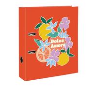 Clairefontaine - 116276C - Lever Arch File in Coloured Citrus Decor Cardboard - Spine 7cm - A4 - Satin Finish Paper - Home Office - Dolce Amore Collection