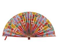 Clairefontaine - 116287C - Eco Folding Cardboard Fan 19.5x2cm Citrus Decor Acidulous Colours - Decorative Practical Accessory Events Gifts Dolce Amore Collection