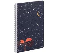 Clairefontaine - 116293C - A Celestial Decor Spiral Notebook - A5-14.8x21cm - 148 Lined Pages - White Paper 90g - Random Delivery - Adolie Collection