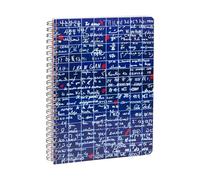 Clairefontaine 116314C - Le Mur des Je T'Aime, Carnet reliure intégrale A5 14,8x21 cm, 120 Pages, ligné, 3 intercalaires avec 6 poches