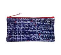 Clairefontaine 116330C - Le Mur des Je T'Aime, Trousse Plate en simili Cuir 22x11 cm