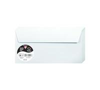 Clairefontaine 120018C - Pack of 50 Self-Adhesive Envelopes - DL Format 11x22cm - 120g/m² - Color Blue - Invitation to Events and Correspondence - Pollen Range - Premium Paper