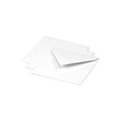 Clairefontaine - Ref 12016C - Pollen Envelopes (Pack of 20) - 120 x 120mm Sized, 120gsm Paper, Gummed Seal, Inkjet & Laser Printer Compatible, Acid Free - White