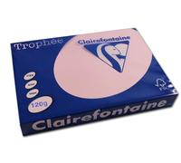 Clairefontaine 1210C Trophée Printer Paper for All Laser Printers, Copiers and Inkjet Printers, DIN A4 (21 x 29.7 cm) 120 g 1 Ream of 250 Sheets Pink