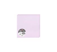 Clairefontaine 12178C Pack of 25 Double Cards Square Format 16x16cm 210gsm Lilac colour Invitation Correspondence Cards Pollen Range Smooth Premium Paper