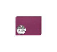 Clairefontaine 12326C Pack of 25 double cards C6 format 11x15,5cm 210gsm Raspberry Colour Invitation cards Events correspondence Pollen range Premium smooth