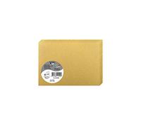 Clairefontaine - Ref 12590C - Pollen Iridescent Folded Card (Pack of 25 Sheets) - 110 x 155mm Sized, 210gsm Grained Card, Acid Free, Inkjet & Laser Printer Compatible - Gold