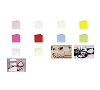 Clairefontaine 12985C Iridescent White paper Pack of 25 Double Cards Square 11x11cm 210gsm Event Correspondence Invitation Card Pollen Range Smooth Premium