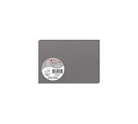 Clairefontaine 1353C Pack of 25 Plain Cards Format C6 11x15,5cm 210gsm Dark Grey Invitation Correspondence Boards Event Pollen range Smooth Premium Paper