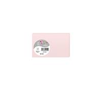 Clairefontaine 1455C Pack of 25 Plain Cards Format 8,2x12,8cm 210gsm Pink Events and Correspondence Invitation Cards - Pollen Range - Smooth Premium Paper