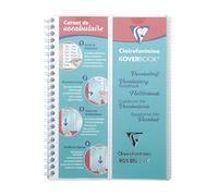 Clairefontaine 161820C A Colourless Koverbook Vocabulary Notebook - A5 14,8x21 cm - 100 Lined Pages with Margin + 2 Flaps and 4 Removable Tabs - 90 g White Paper - Polypro Cover