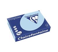 Clairefontaine 1798C Trophée Printer Paper for All Laser Printers, Copiers and Inkjet Printers, A4 (21 x 29.7 cm), 80 g, 1 Ream of 500 Sheets, Light Blue