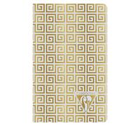 Clairefontaine 193086C - A Neo Deco quilted notebook with 48 ivory pages 7.5x12 cm 90g lined, laminated card cover, random "Spring-Summer Collection" motif.