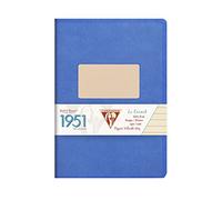 Clairefontaine 195136C Collection 1951 Lot de 10 Cahier Agrafés - A5 14,8x21 cm - 96 Pages Lignées - Papier Blanc 90 g - Couleurs Aléatoires