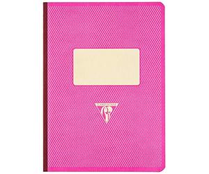 Clairefontaine 195846C - Collection 1951 - A Notebook Raspberry Clothbound - Size: A5 14,8x21 cm - 192 Lined Pages - White Paper 90 g - Grain Card Cover