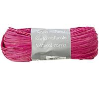 Clairefontaine - 196008Cpack - A Set of 8 Balls of Raffia Colour Opera Roses - Set of Several Raffia Threads 1m50 per Thread - 50g - Creative - Gift Wrapping