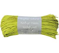 Clairefontaine - 196019C - Anise Green Raphia Ball - Set of Several Raphia Threads 1m50 per Thread- 50g - Creative Leisure - Gift Wrapping - DIY Multiples