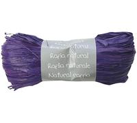 Clairefontaine - 196044Cpack - A Set of 8 Plum Raffia Balls - Set of Several Raffia Yarns Length 1m50 per Thread - 50g - Creative Hobbies - Gift Wrapping
