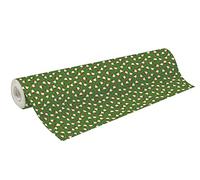 Clairefontaine 202055C - A Reel of Wrapping Paper - Excellia 80g Paper - Format: 50x0,70m - Pattern: Santa Claus, Red/Green - Gift wrapping, ideal for packaging