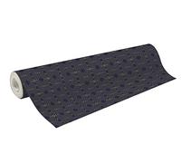 Clairefontaine 202098C - A Reel of Gift Wrap - Excellia 80g Paper - Format: 50x0.70m - Pattern: Gold and Blue Geometric - Gift Wrapping, Ideal for Professional Wrapping