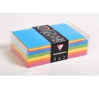 Clairefontaine - Ref 20811C - Pollen Card and Envelope Correspondence Set (Set of 40) - 82 x 128mm Sized, Assorted Colours, Inkjet & Laser Compatible - Summer Colours