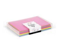 Clairefontaine 20917C Box of 20 Envelopes 20 Summer Cards Envelopes Format C6 (11,4x16,2cm) Cards Format 11x15,5cm Correspondence Pollen Summer Theme 4 Colours