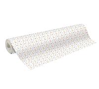 Clairefontaine 211941C - A reel of gift wrap - Wedding ring 60g - Dimensions: 50x0.70m - Pattern: Zig Zag, Blue/Orange/Yellow - Gift wrapping, Special Long Length, Gift wrap