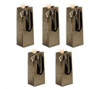 Clairefontaine 212912Cpack - Set 5 Premium Gift Bags - Bottle Size Wrapping