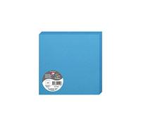 Clairefontaine 2142C Pack of 25 Double Cards Square Format 16x16cm 210g/m² Intensive Blue Invitation and Correspondence Cards Pollen Range Smooth Premium Paper
