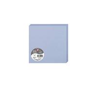 Clairefontaine 22159C Pack of 25 Double Cards Square Format 16x16cm 210g/m² Lavender Blue Invitation Correspondence Cardboard Pollen Range Premium Smooth Paper