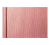 Clairefontaine 223828C - A Roll Of Gift Wrap Paper - Kraft Brut 70g 100% Recycled - 5mx35cm (Special Small Width) - Design: Pink Flowers - Gift Wrapping