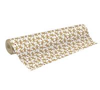 Clairefontaine 223906C - A reel of gift wrap - Raw kraft paper 70g - Dimensions: 50x0.70m - Pattern: Gingerbread - Gift wrapping, ideal for professional packaging