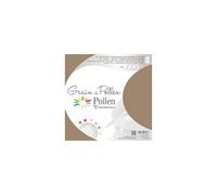 Clairefontaine 23587C Pack of 5 Double Cards Format 10,5x21cm 210g/m² String Colour Invitation and Correspondence Cardboard Pollen Grain Range Premium Paper