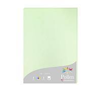Clairefontaine 24205C Wallet of 25 Sheets Format A4 (21x29,7cm) 210gsm Green Colour Invitation Paper Events Correspondence Pollen Range Premium Smooth Paper