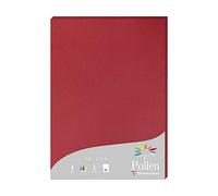Clairefontaine 24212C Wallet of 25 Sheets Format A4 (21x29,7cm) 210gsm Intensive Red Invitation Paper Events Correspondence Pollen Range Premium Paper Smooth
