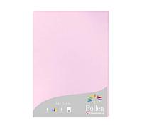 Clairefontaine 24213C Wallet of 25 Sheets Format A4 (21x29,7cm) 210gsm Dragée Pink Invitation Paper Events Correspondence Pollen Range Premium Smooth Paper