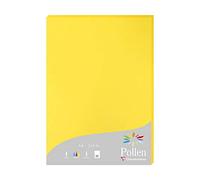 Clairefontaine 24217C Wallet of 25 Sheets Format A4 (21x29,7cm) 210gsm Intensive Yellow Invitation Correspondence Paper Pollen range Premium Smooth Paper