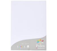 Clairefontaine 24239C Wallet of 25 Sheets Format A4 (21x29,7cm) 210gsm colour White Invitation Paper Events Correspondence Pollen Range Premium Paper Smooth