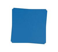 Clairefontaine 28161C Pack of 25 Plain Cards Square Format (13.5x13.5cm) 210gsm Azur colour Invitation Events Correspondence Pollen Grain Range Premium Paper
