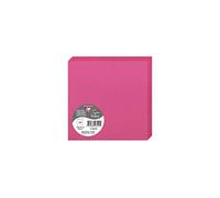 Clairefontaine 2824C Pack of 25 Double Cards Square Format 13.5x13.5cm 210g/m² Intensive Pink Invitation Correspondence Boards Pollen Range Premium Paper