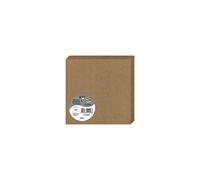 Clairefontaine 29028C Kraft Paper Pack of 25 Double Cards Square 13.5x13.5cm 210gsm Kraft Colour Invitation Events Correspondence Pollen Range Smooth Premium