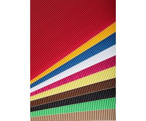 Clairefontaine 295699C - Pack of 15 Medium Flute Corrugated Cardboard Sheets 300g Format 50x35cm Creative leisure Decoration, Arts & Crafts, Cardboard Ast