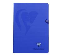 Clairefontaine 303525C Set of 10 Mimesys Stapled Notebooks - A4 21x29.7 cm - 120 Lined Pages with Margin - White Paper 90 g - Transparent Polypro Cover - Random Colours